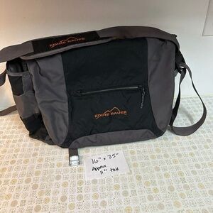 Eddie Bauer Black Messenger Bag